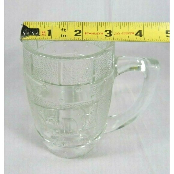 Dad's Root Beer Clear Heavy Glass Barrel Mug - Picture 6 of 6